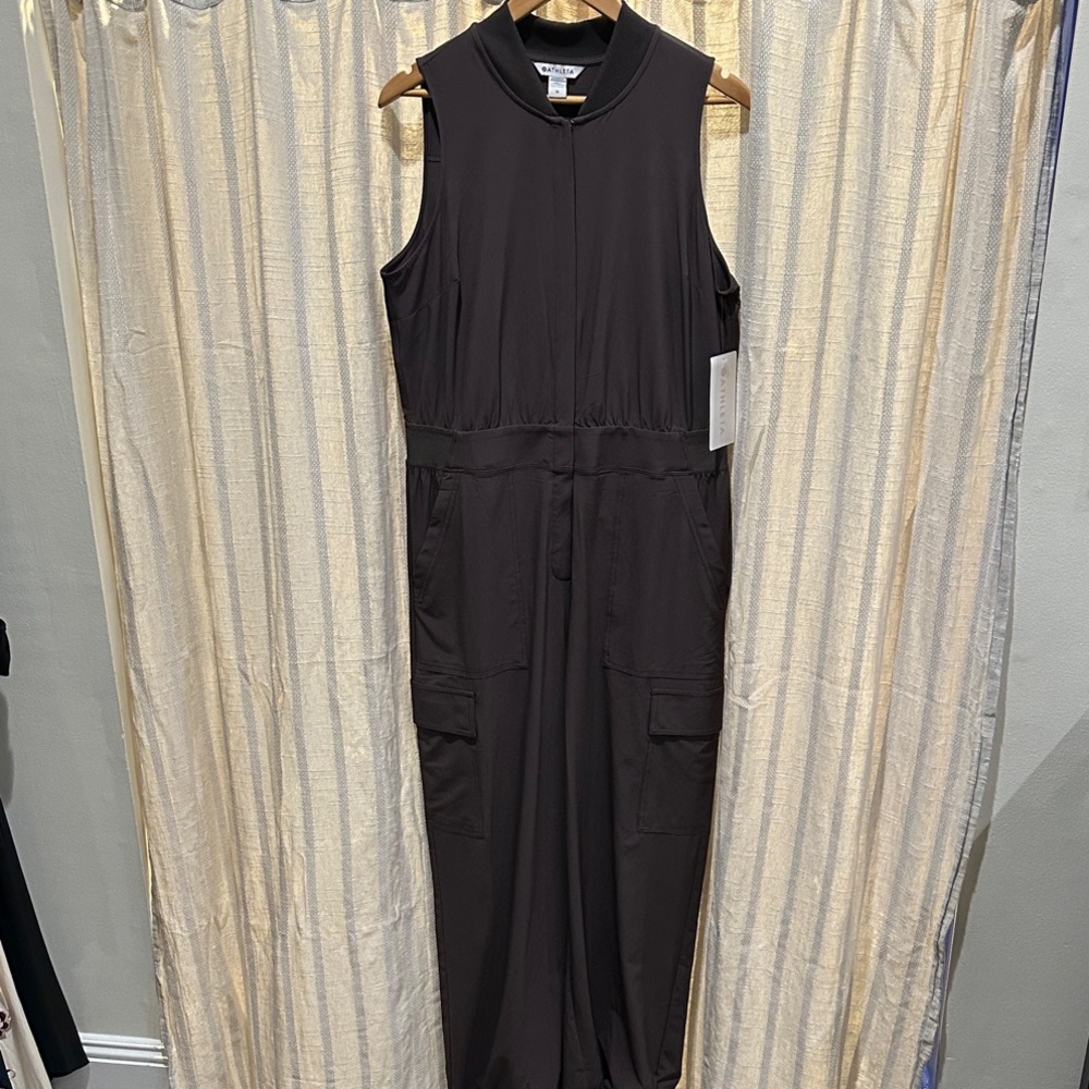 Athleta Plum Sleeveless Jumpsuit
